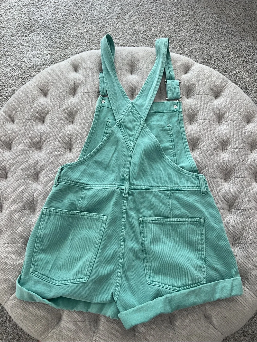 EUC We the Free Ziggy Shortalls seafoam green XS - Picture 3 of 4